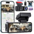 thumbnail image 1 of Dash Cam Front and Rear, 4K Dash Camera for Cars Built-in 5.8G WiFi GPS ADAS Dashcam,3.2" IPS Screen Dash Cam with Free 32GB Card,G-Sensor,Loop Recording,WDR,Night Vision Dashboard Camera, 1 of 18