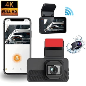 BN-LINK 4K Dual Dash Cam Front and Rear, Free 32GB Card Included, WiFi & ADAS Dash Camera for Cars, 170Wide Angle, Super Night Vision, Loop Recording, G-Sensor, 24 Hours Parking Monitor