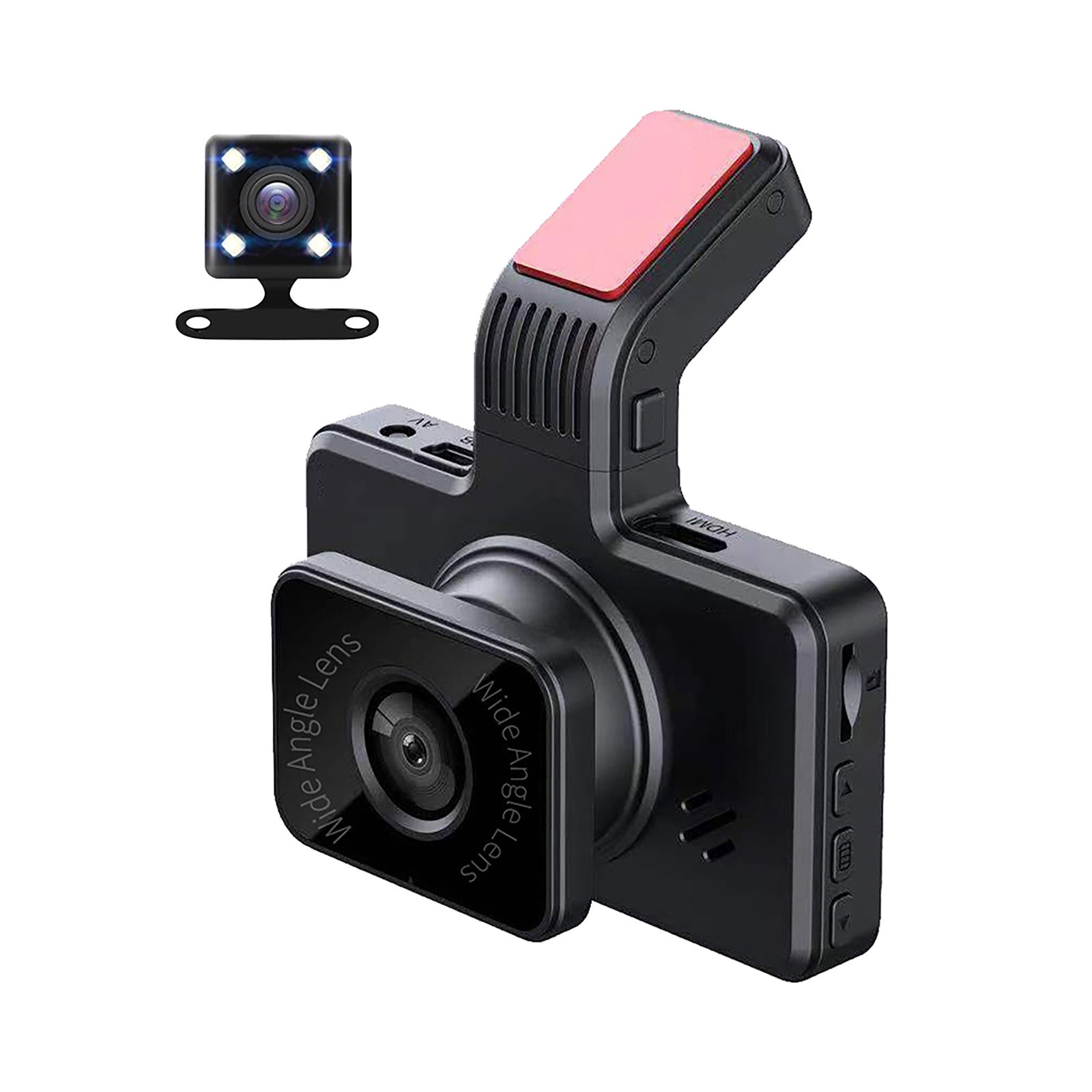 Dash Cam Front and Rear, Dash Cam No Wires, Lens Reversing Auxiliary of