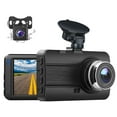 thumbnail image 1 of Dash Cam Front and Rear, 1080P Dual 3" Car Camera, Parking Monitor, Loop Recording, 1 of 7