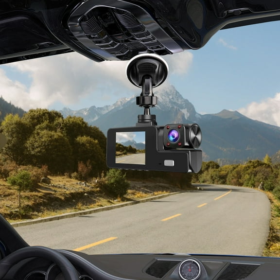 Dash Cam Front and Rear,1080P FHD DVR Car Driving Recorder 2.0Inch IPS Screen Dashboard Camera 170°Wide Angle,G-Sensor,Parking,Loop Recording