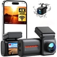 thumbnail image 1 of Dash Cam Front and Rear 4K+1080P, WiFi 6 Dash Camera with 2.99" IPS Display, Free 32GB Card, Night Vision, 24H Parking Mode, G-Sensor, Loop Recording, 1 of 8
