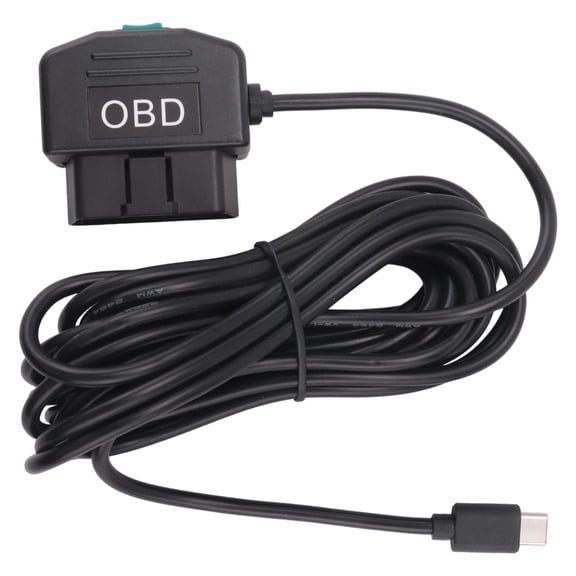 Dash Cam OBD Hardwire Kit, Camera USB Type C Kit with Power Cable for Dashcam 12-24V to 5V/3A