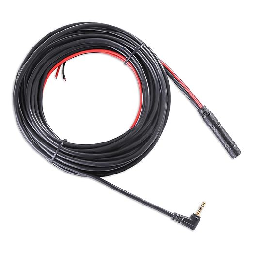 Dash Cam Rear Camera Cable,23 Ft 4 Pin to 2.5mm Male Plug Wire for Mirror Camera Rear View Camera,Car Recorder Reverse Camera Backup Camera Long Replacement Cable Cord Fit Pick-up,Trucks,RV,SUV,Bus