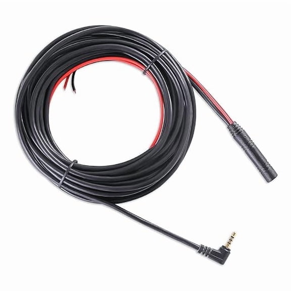 Dash Cam Rear Camera Cable,33 Ft 4 Pin to 2.5mm Male Plug Wire for Mirror Camera Rear View Camera,Car Recorder Reverse Camera Backup Camera Long Replacement Cable Cord Fit Pick-up,Trucks,RV,SUV,Bus