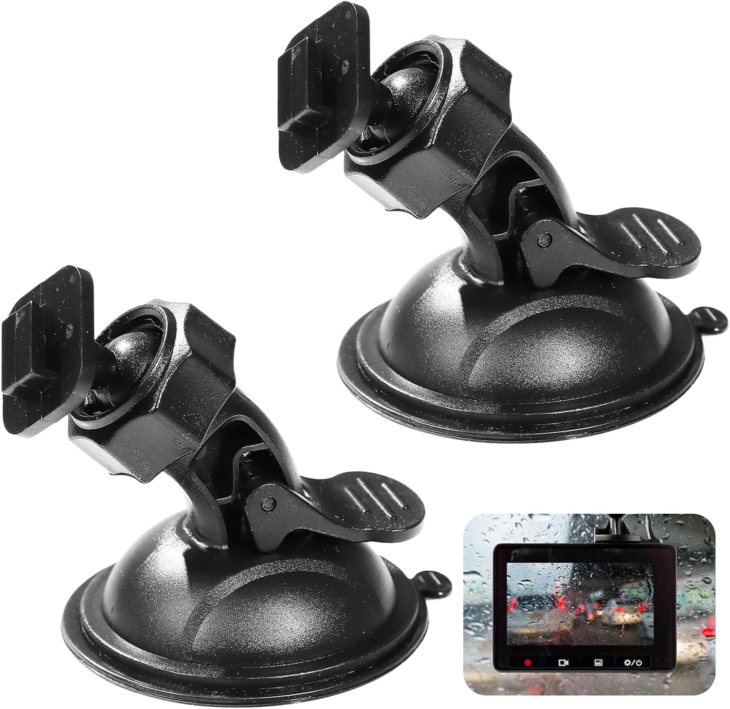 Dash Cam Suction Cup Mount, Camera Holder Window Bracket, Universal Dash Camera View Mirror