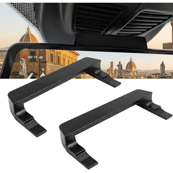 Dash Cam Wire Cover Compatible with Wolfbox G900 Pro, Rear View Mirror Camera Cable Management Hider, Snap-On Interior Wire Concealer for Clean Installation, Heat-Resistant Cover Kit, 2-Pack