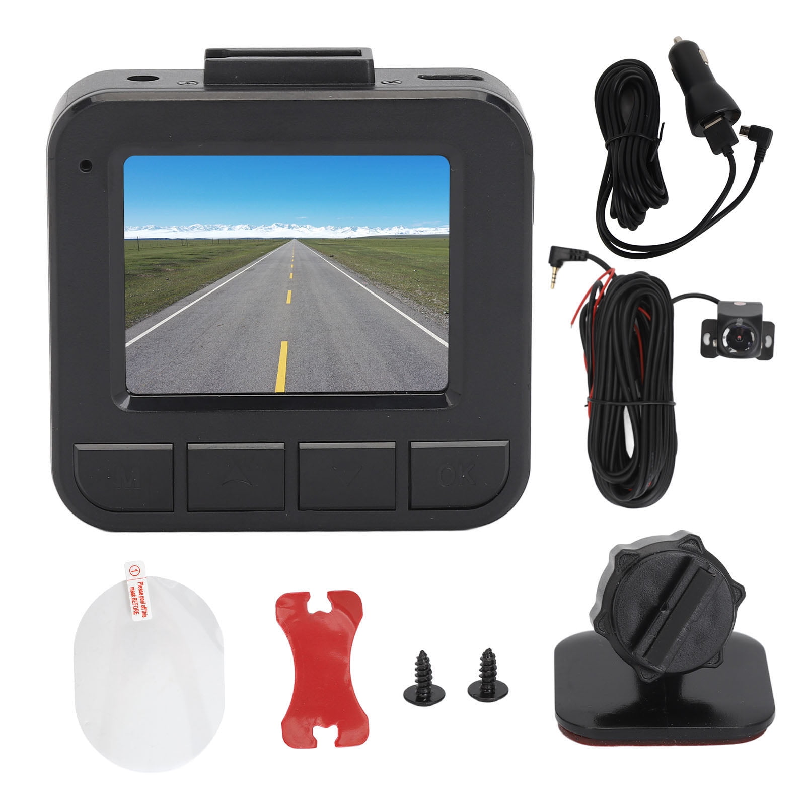 Dash Cam for Car 1080P Front and Rear Dual Camera WiFi Loop Recording Dashboard Camera Recorder