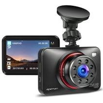Dash Cam for Cars, APEMAN 1080P Full HD Dash Camera for Cars,  3 IPS Screen, Night Vision, 170°Wide Angle, WDR