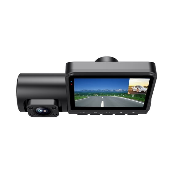 Dash Camera,Cam 2in Clear Video Car Camera Car Video 3 Cam Auto Safety Car Camera Auto Clear Car Rearview Buzhi Rearview Mirror Car 2in Clear Car Rusuo Camera 3