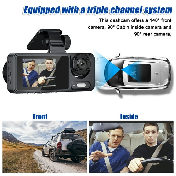 Dash Camera,Rearview Mirror Car Cam Clear Car Clear Car Rearview Camera Auto Safety Wide Car Camera With Wifi 3 Cam Clear Siuke Huiop Wifl Hxber