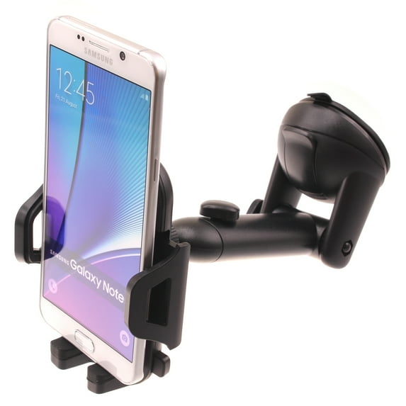 Dash Car Mount for CAT S62 Phone - Windshield Holder Telescopic Cradle Swivel Dock K6O