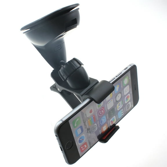Dash Car Mount for Cricket Debut Smart/S3/S2/Flex - Windshield Holder Cradle Swivel Dock