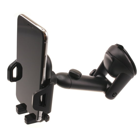 Dash Car Mount for Cricket Debut Smart/S3/S2/Flex - Windshield Holder Telescopic Cradle Swivel