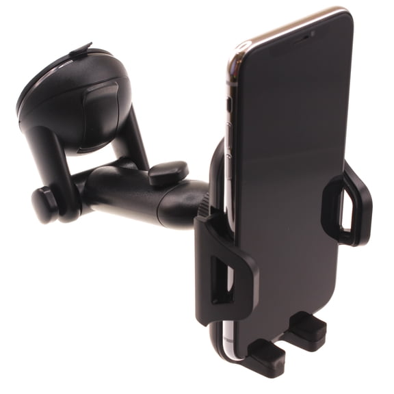 Dash Car Mount for Galaxy S23 FE - Windshield Holder Telescopic Cradle Swivel Dock Compatible With Samsung Galaxy S23 FE
