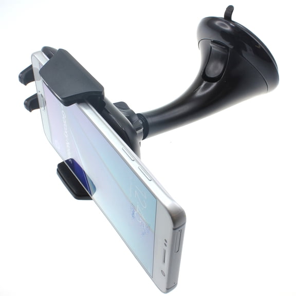 Dash Car Mount for LG Wing Phone - Windshield Holder Cradle Rotating Dock Suction D5Y Compatible With LG Wing