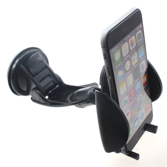 Dash Car Mount for LG Wing Phone - Windshield Holder Cradle Swivel Dock Suction R1P Compatible With LG Wing