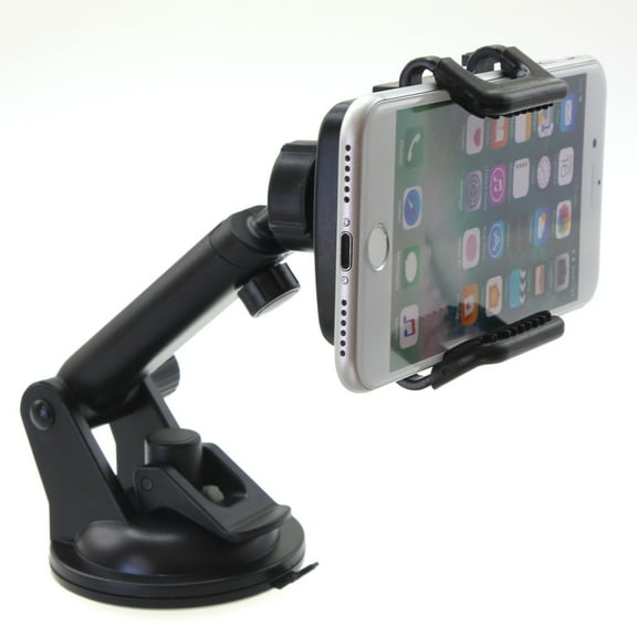 Dash Car Mount for LG Wing Phone - Windshield Holder Telescopic Cradle Swivel Dock Q9L Compatible With LG Wing