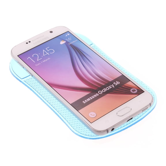 Dash Car Mount for Motorola One 5G Ace - Sticky Holder Non-Slip Grip Mat Blue Compatible With Motorola One 5G Ace