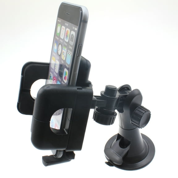 Dash Car Mount for Motorola One 5G Ace - Windshield Holder Cradle Swivel Dock Suction Compatible With Motorola One 5G Ace