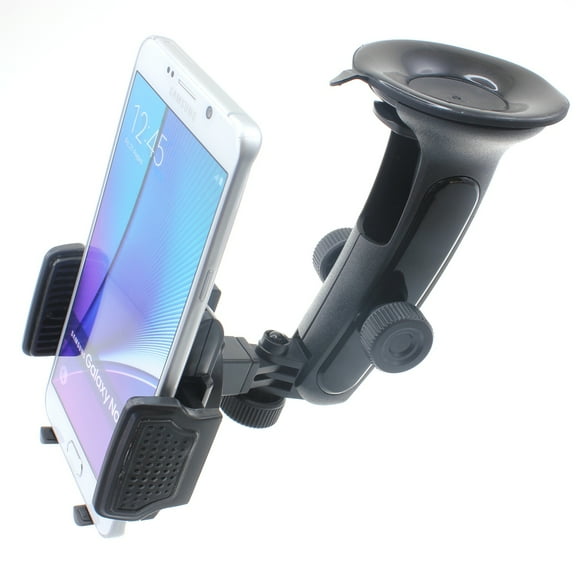 Dash Car Mount for REVVL V Plus 5G Phone - Windshield Air Vent Holder Cradle 2-in-1 Compatible With T-Mobile REVVL V+ 5G