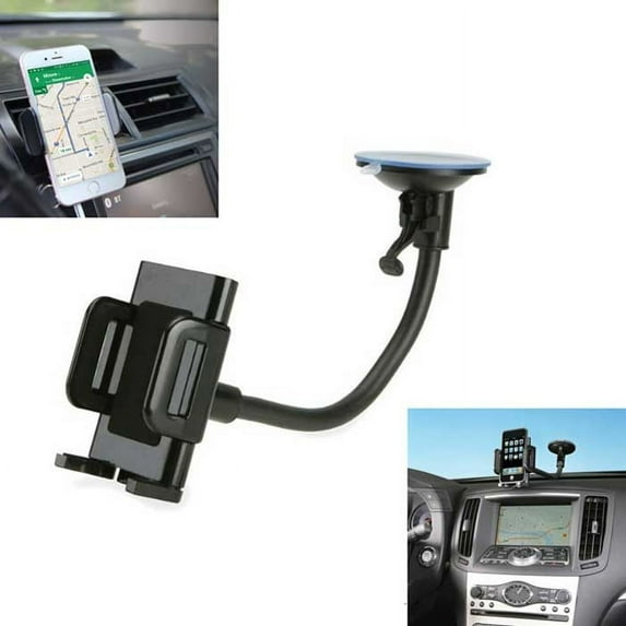 Dash Car Mount for Nokia G100/G300/G310 5G - Windshield Air Vent Holder Cradle 2-in-1