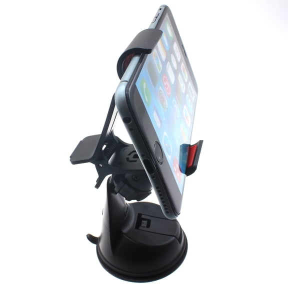 Dash Car Mount for iPhone 16/Pro/Max/Plus - Windshield Holder Cradle Swivel Dock