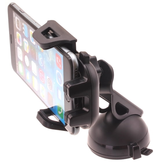 Dash Car Mount for Samsung Galaxy S25/Ultra/Plus - Windshield Holder Cradle Swivel Dock