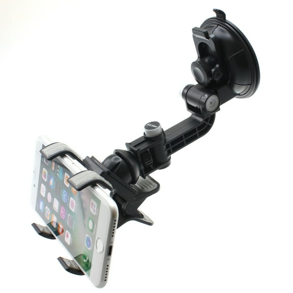 Dash Car Mount for iPhone 15/Pro/Max/Plus - Windshield Holder Cradle Swivel Dock