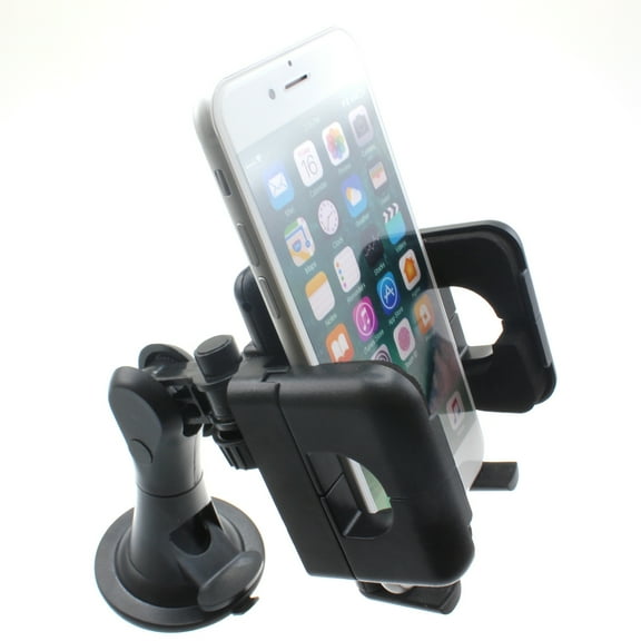 Dash Car Mount for iPhone 16/Pro/Max/Plus - Windshield Holder Cradle Rotating Dock for iPhone 16/Pro/Max/Plus