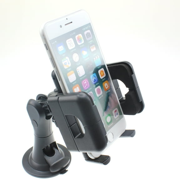 Dash Car Mount for iPhone 16/Pro/Max/Plus - Windshield Holder Cradle Rotating Dock