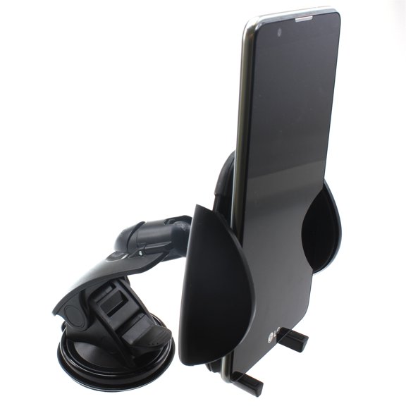 Dash Car Mount for iPhone 16/Pro/Max/Plus - Windshield Holder Cradle Swivel Dock for iPhone 16/Pro/Max/Plus