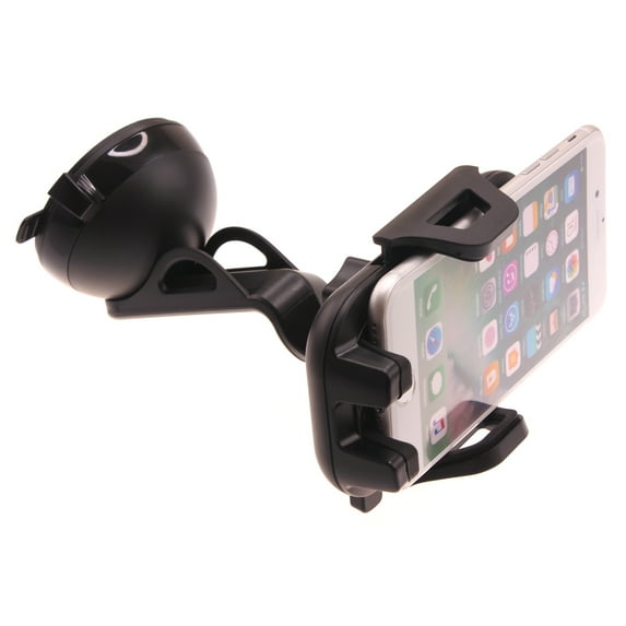 Dash Car Mount for iPhone 16/Pro/Max/Plus - Windshield Holder Cradle Swivel Dock for iPhone 16/Pro/Max/Plus