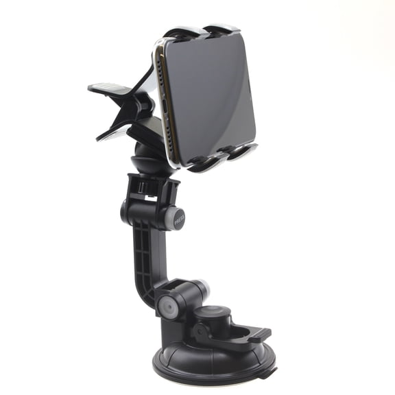 Dash Car Mount for iPhone 16/Pro/Max/Plus - Windshield Holder Cradle Swivel Dock for iPhone 16/Pro/Max/Plus