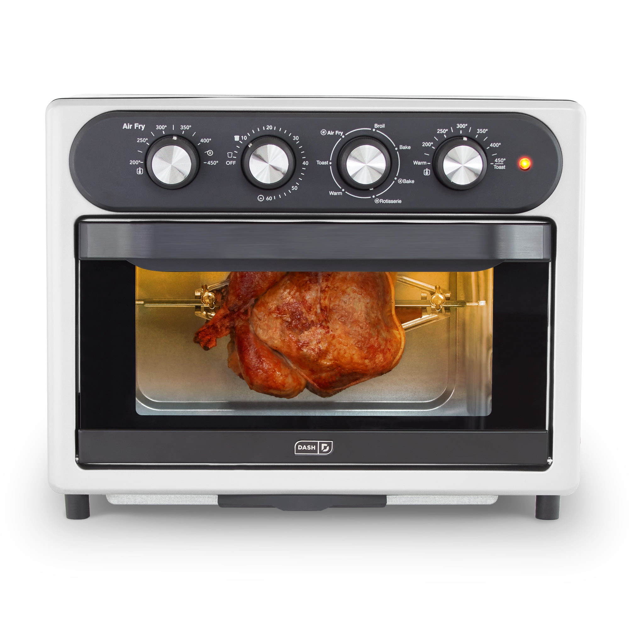 Dash Chef Series 24.3 qt Air Fryers, Silver - Non-Stick