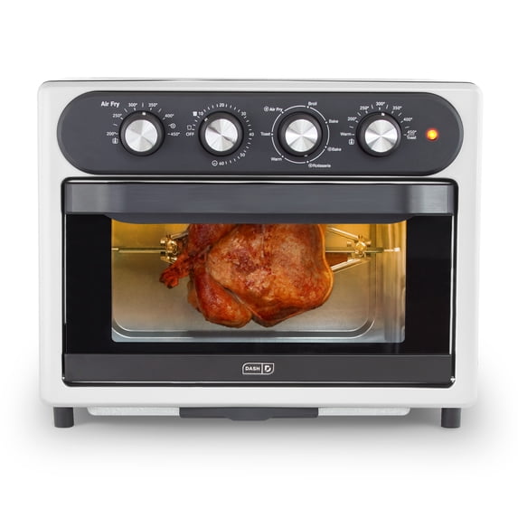 Dash Chef Series 24.3 qt Air Fryers, Silver - Non-Stick
