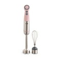 thumbnail image 1 of Dash Chef Series Immersion 5 Speed Stick Blender - Stainless Steel Blades -Whisk Attachment, Pink, New, 1 of 5