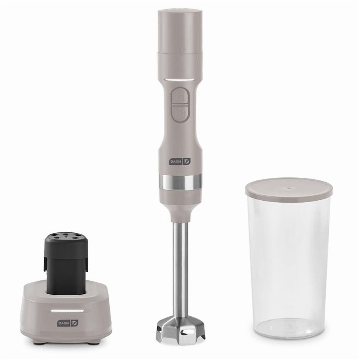 Dash CordlessImmersionBlender, Hand Blender, French Grey