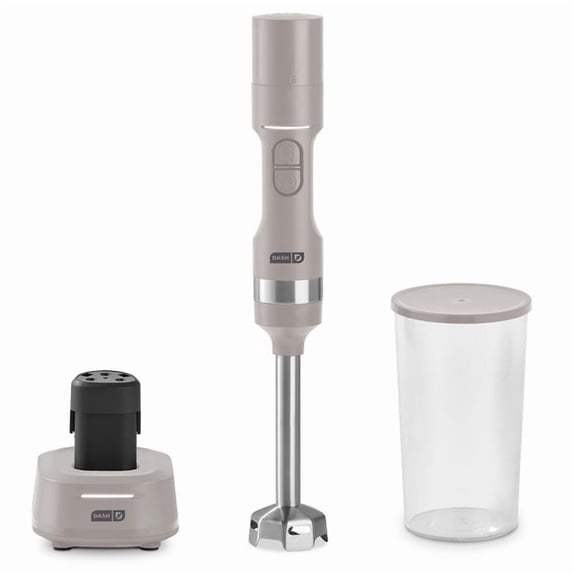 Dash Cordless Immersion Blender, Hand Blender, French Grey