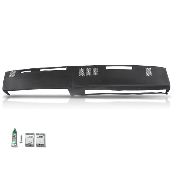 Dash Cover Cap TPE Dashboard Fit For 1981-1987 Chevy GMC Full Size Pickup/1981-1991 Chevy GMC SUV Black Dashboard Instrument Panel