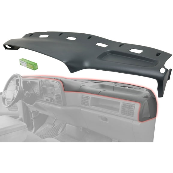 Replacement Ram 1500, 2500, 3500 Molded Dash Cap Type Thermoplastic Polymer