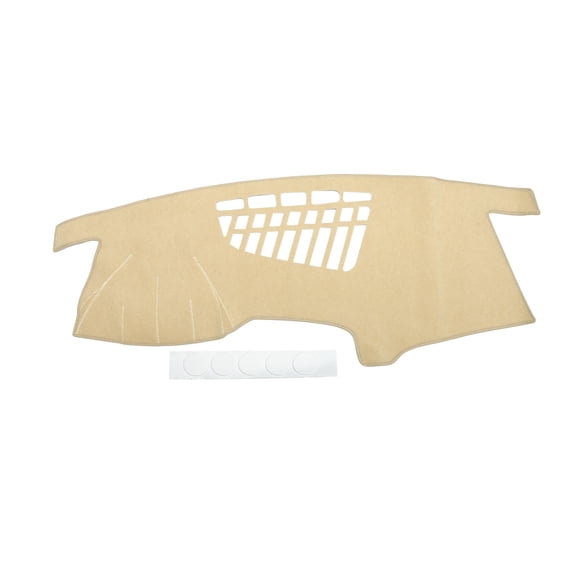 Dash Cover Compatible for AUDI Q5 2009-2017, Non-Slip Polyester Silicone Beige Center Console Dashboard Cover Mat Pad Carpet