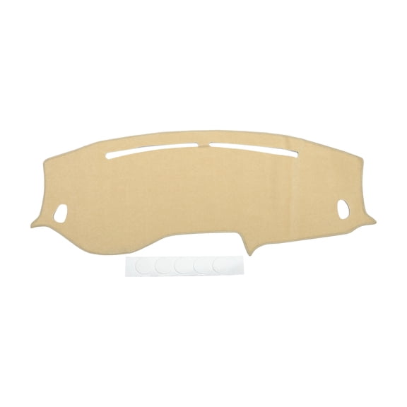 Dash Cover Compatible for Hyundai Tucson 2019-2021 Without HUD, Non-Slip Polyester Silicone Beige Center Console Dashboard Cover Mat Pad Carpet