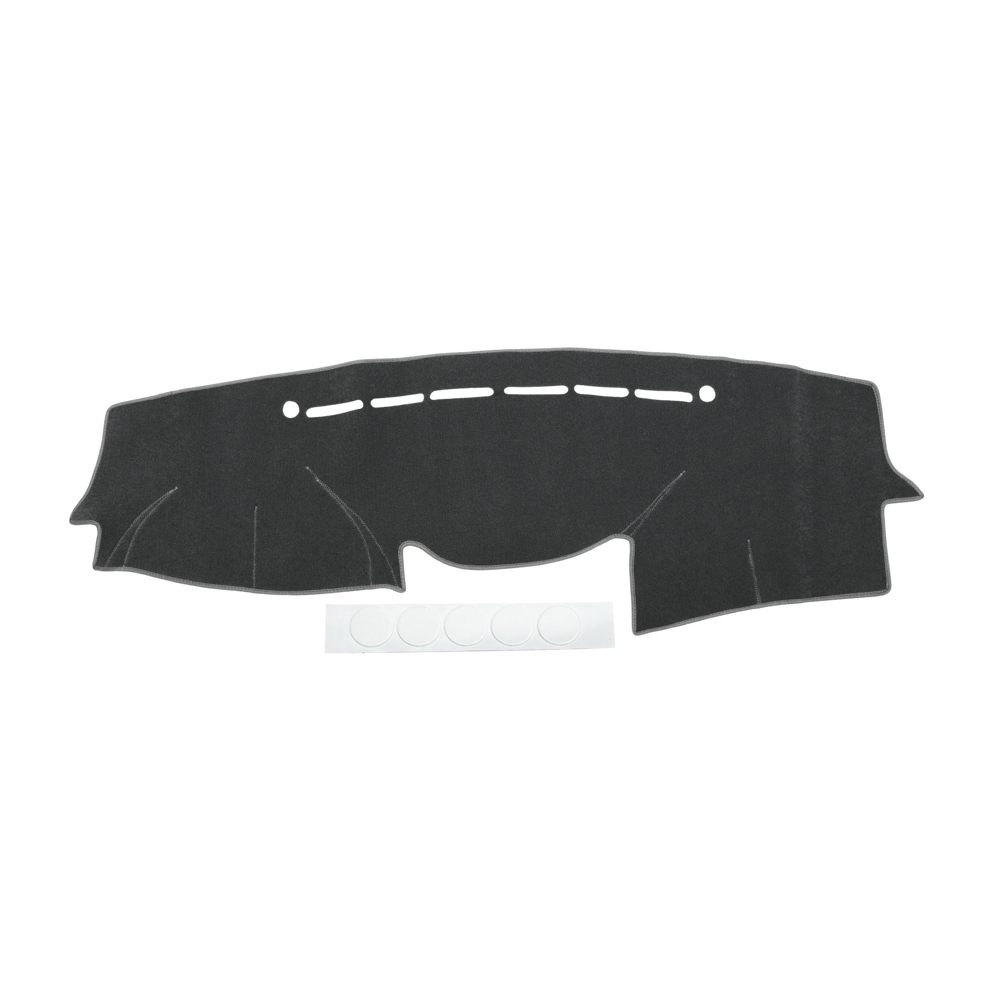Dash Cover Compatible for Hyundai VeraCruz 2007-2012, Non-Slip Polyester Silicone Gray Front Dashboard Cover Mat Pad Carpet