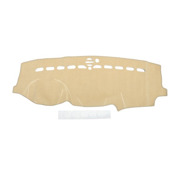 Dash Cover Compatible for Jeep Grand Cherokee 2011-2021, Non-Slip Polyester Silicone Beige Center Console Dashboard Cover Mat Pad Carpet