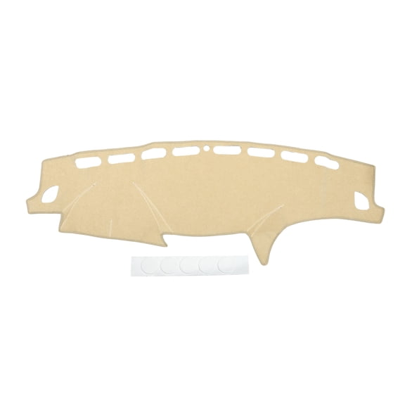 Dash Cover Compatible for Subaru Impreza 2008-2011, Non-Slip Polyester Silicone Beige Center Console Dashboard Cover Mat Pad Carpet