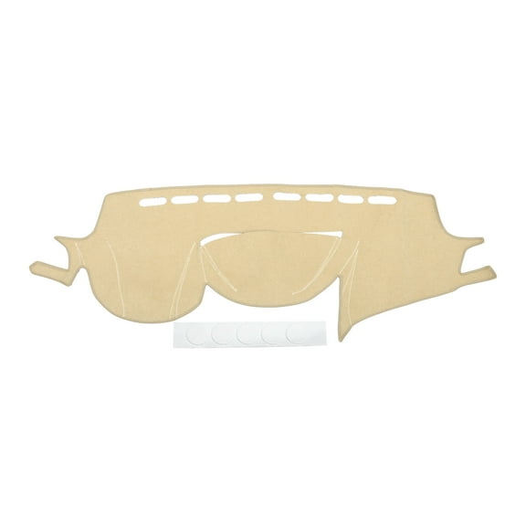 Dash Cover Compatible for Subaru Legacy 2010-2014, Non-Slip Polyester Silicone Beige Center Console Dashboard Cover Mat Pad Carpet