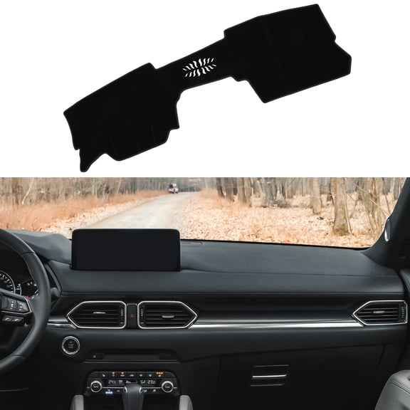 Dash Cover Interior Non-Slip Dashboard Carpet Mat Pad for Mazda CX-30 20-22 Polyester Black