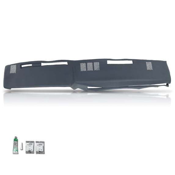 TPE Dash Cover Overlay Dashboard Fit For GMC Chevy Full Size Pickup 1981-1987/GMC Chevy SUV 1981-1991 Dark Blue