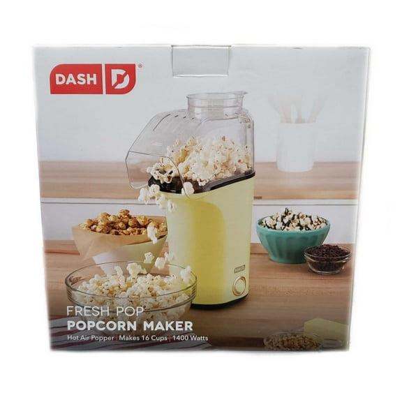 Dash DAPP151V2PY04 - Popcorn Maker 16 Cups, 1400 Watts - Yellow